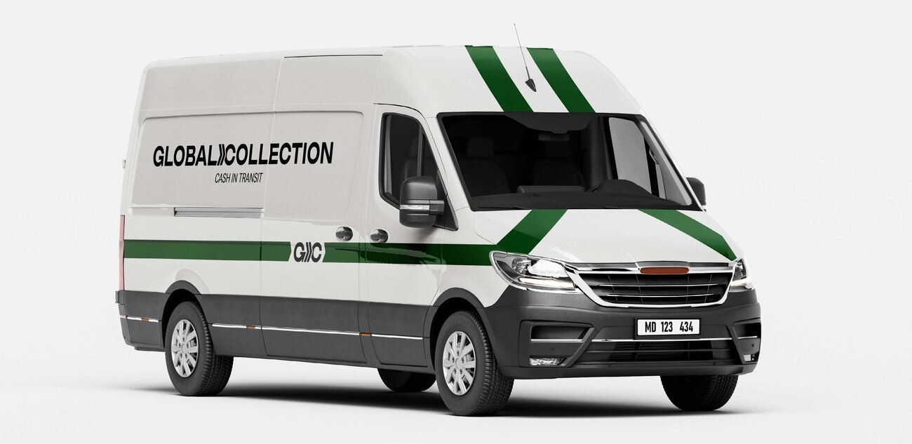 Global Collection van with green livery